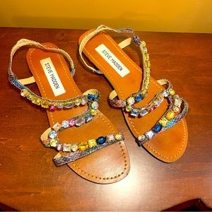Steve Madden Blazzzed Flat Sandals, size 6.5